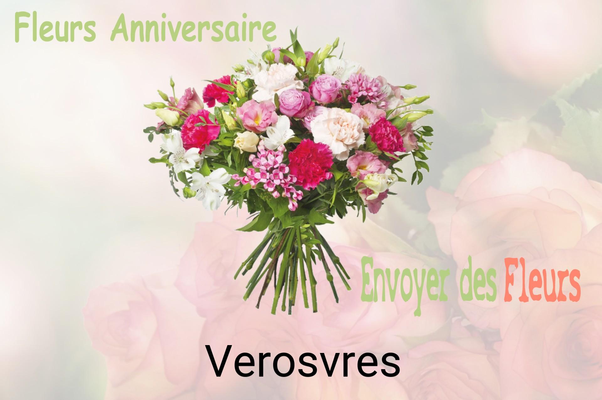 Bouquet de fleurs d’anniversaire livré à Verosvres
