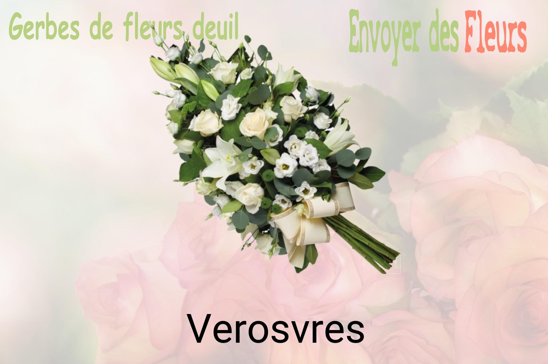 Gerbe de fleurs de deuil livrée à Verosvres